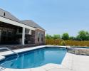 Fiberglass pool and Spa installation in Gulfport 