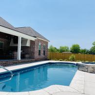 Fiberglass pool and Spa installation in Gulfport 