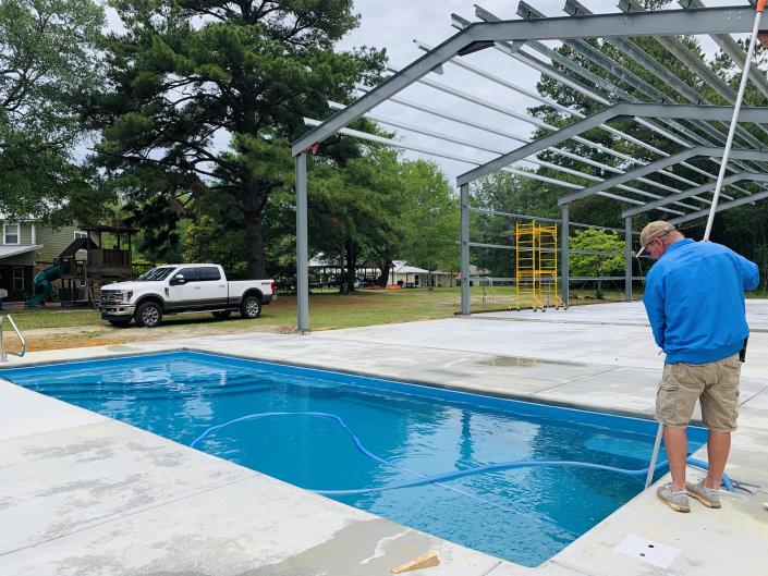 Aspen Pool installation in Latimer, MS 