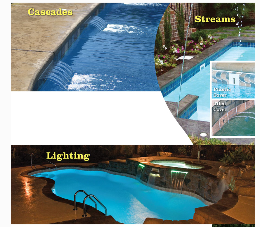 custom pool features